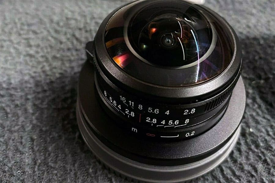 laowa 4mm wide angle fish eye lens