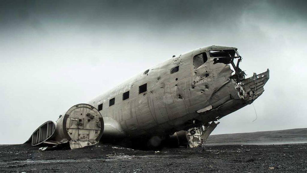 abandoned plane