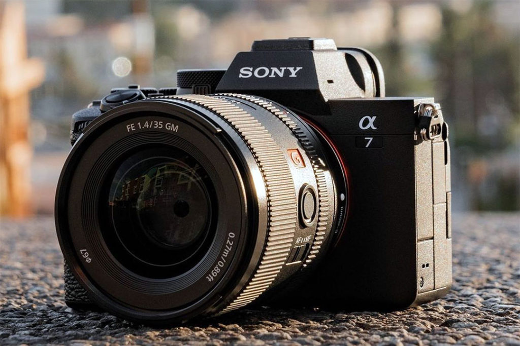 sony a7iv with the 35mm 1.4 gm lens